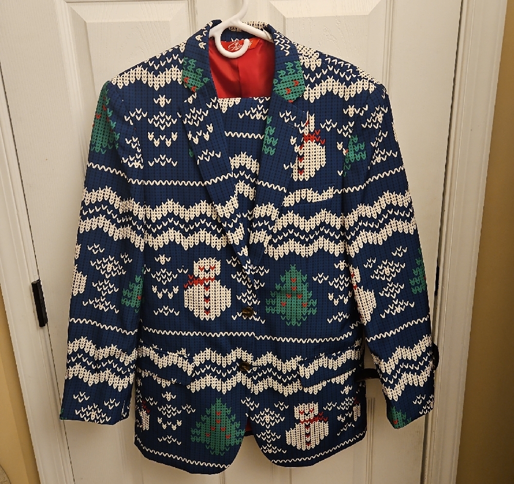 Shinesty Christmas Suit | Snowman & Xmas Tree | 38R